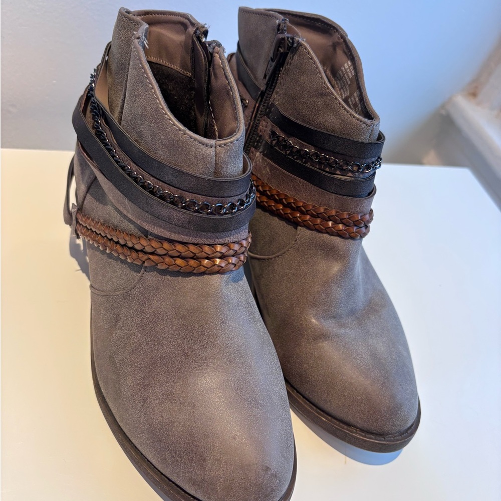 Kohls SO Western Ankle Boots
